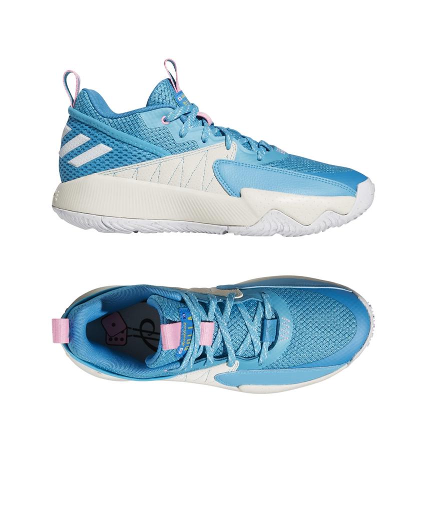 Adidas Dame Extply LPX02 Basketball Signal Cyan Size Cm 2.0 Shoes, Cyan/Footwear White/Shock (GV9587), 24.5