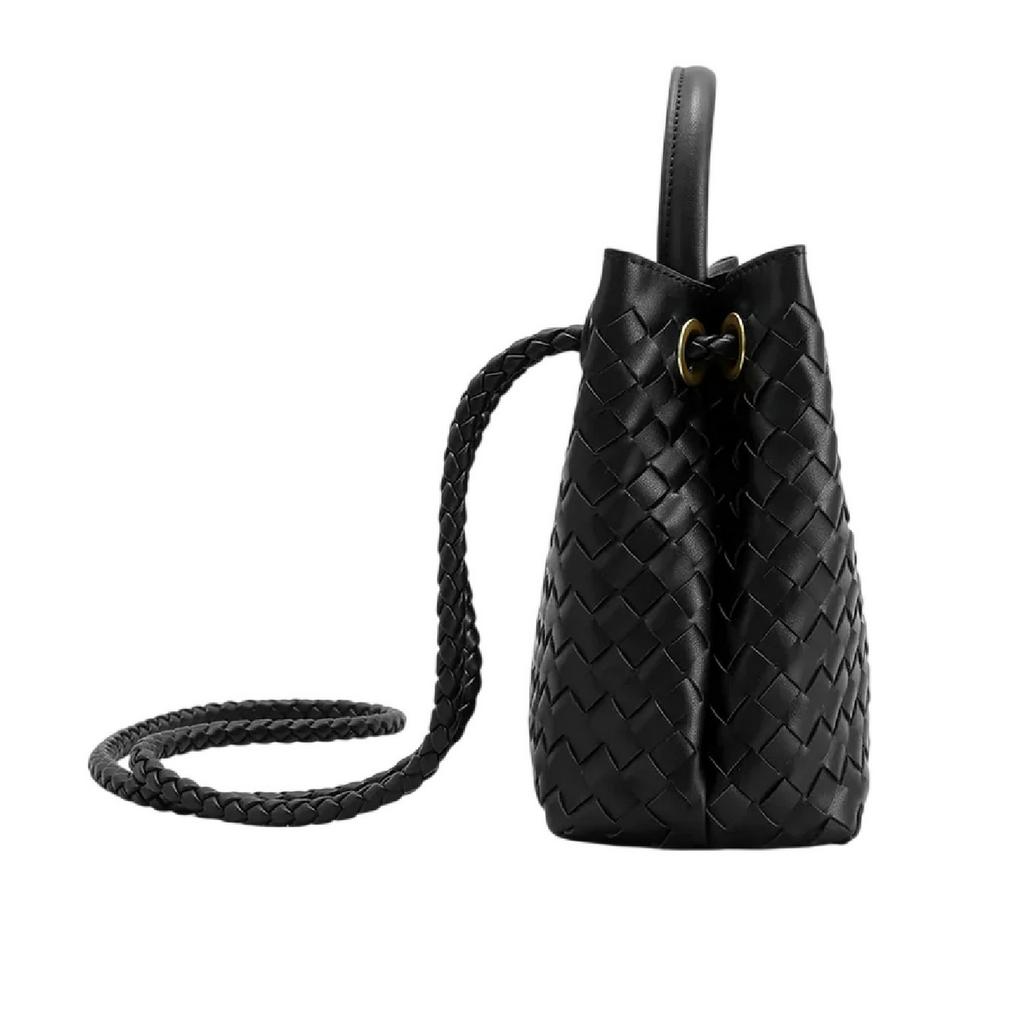 Where's That From Woven Leather Tote Bag