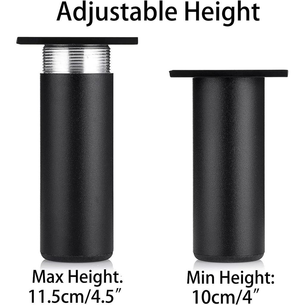 Adjustable Cabinet Legs Adjustable Furniture Legs Sofa Furniture Cabinet Riser DIY Furniture Replacement Legs for TV Cabinet Foo
