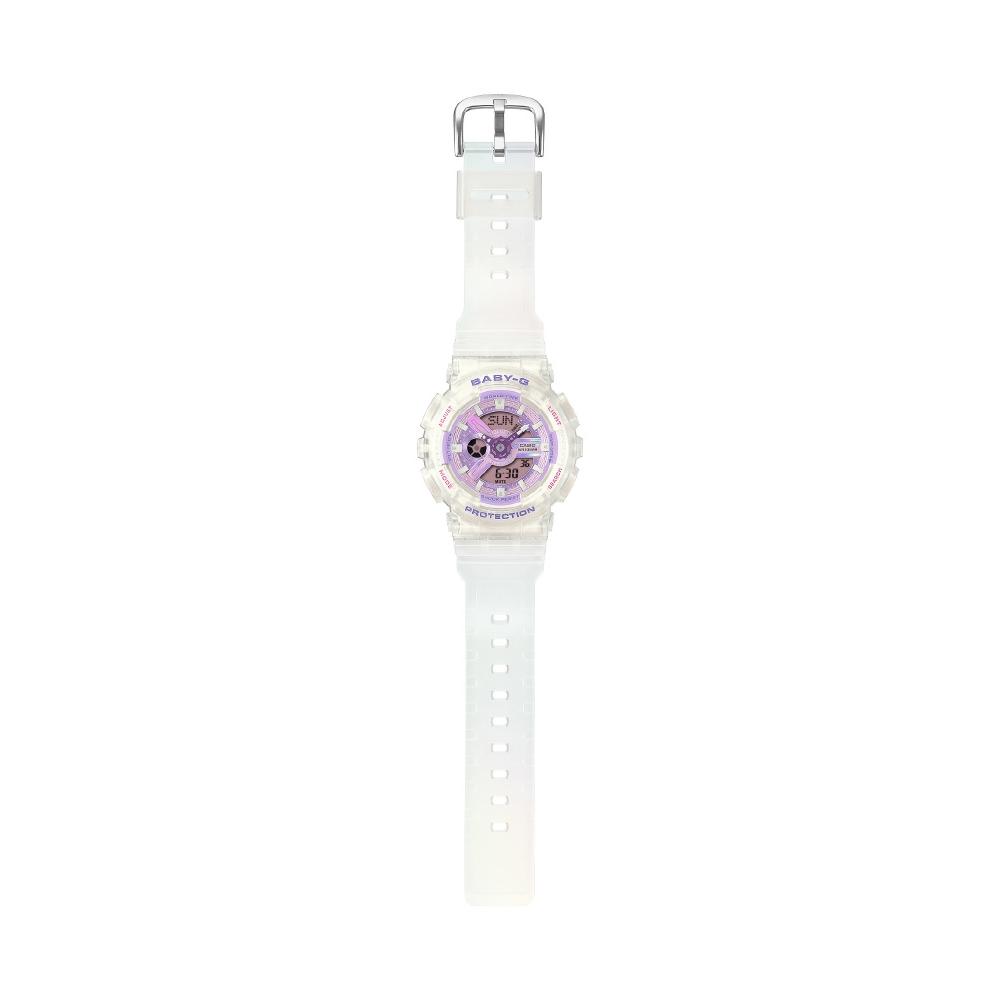 Casio Baby G  Baby Gee  White Ba 110ps 7ajf