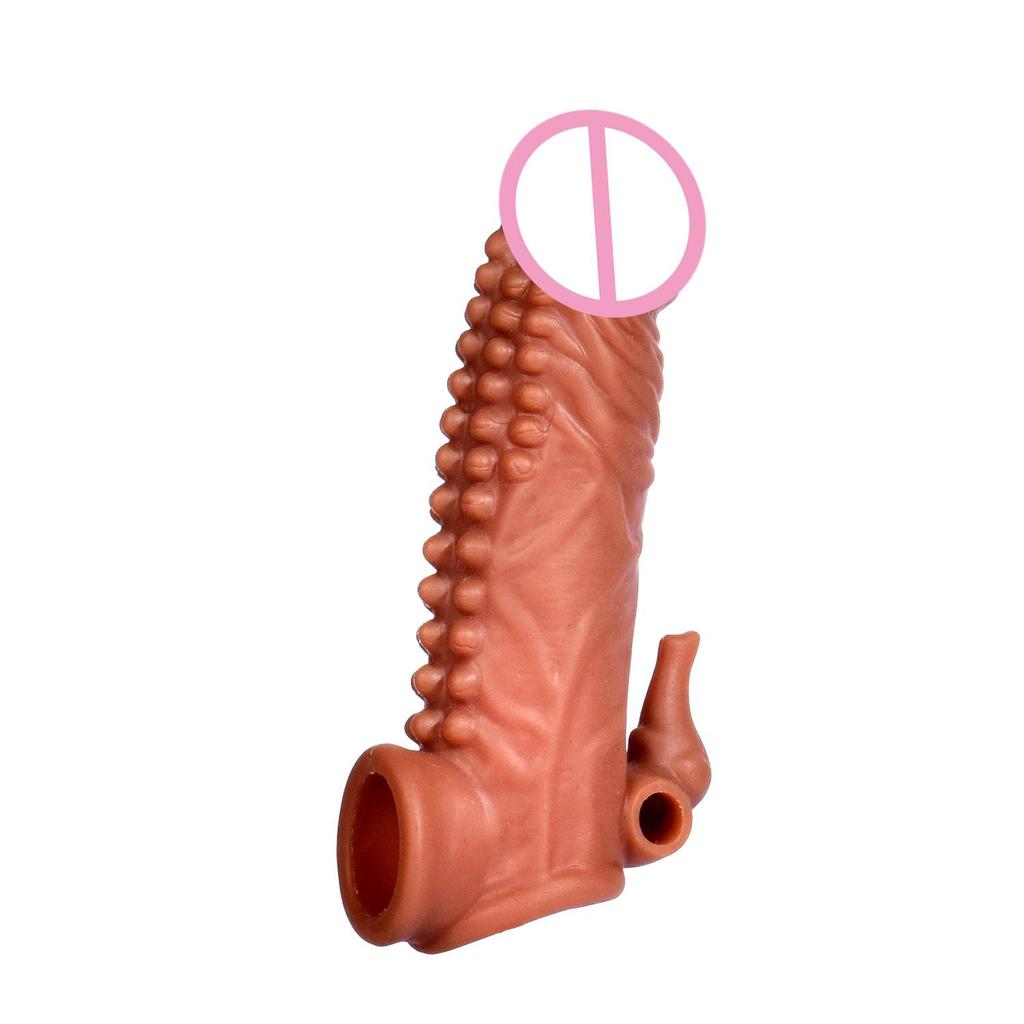 Wolf Tooth Crystal TPE Penis Enlargement & Lengthening Set - Couples' Intimacy Toys