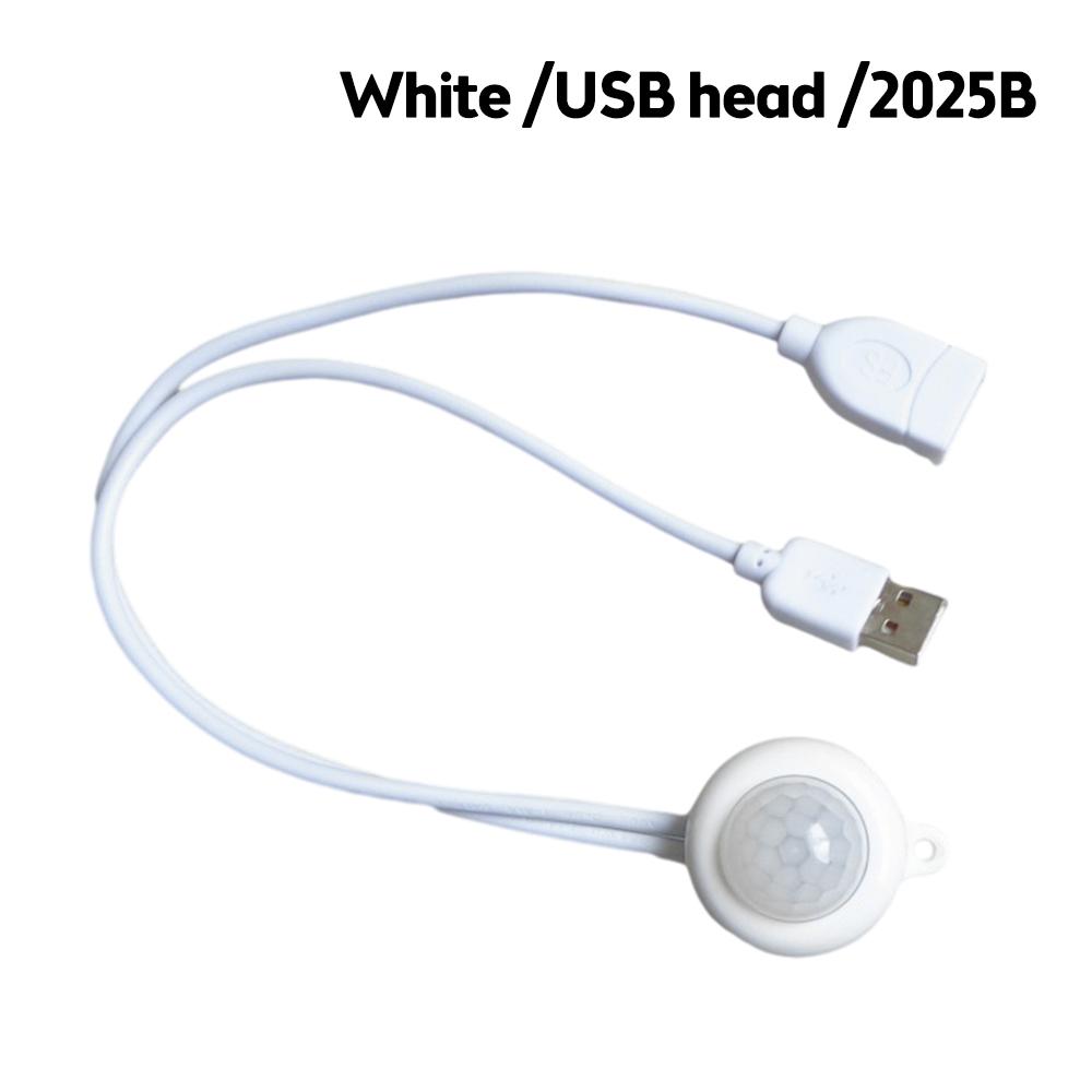 DC 5-24V PIR Infrared Motion human body Sensor Detector USB interface 5.5 DC Plug Mini Corridor Closet Underbed LED Light Switch