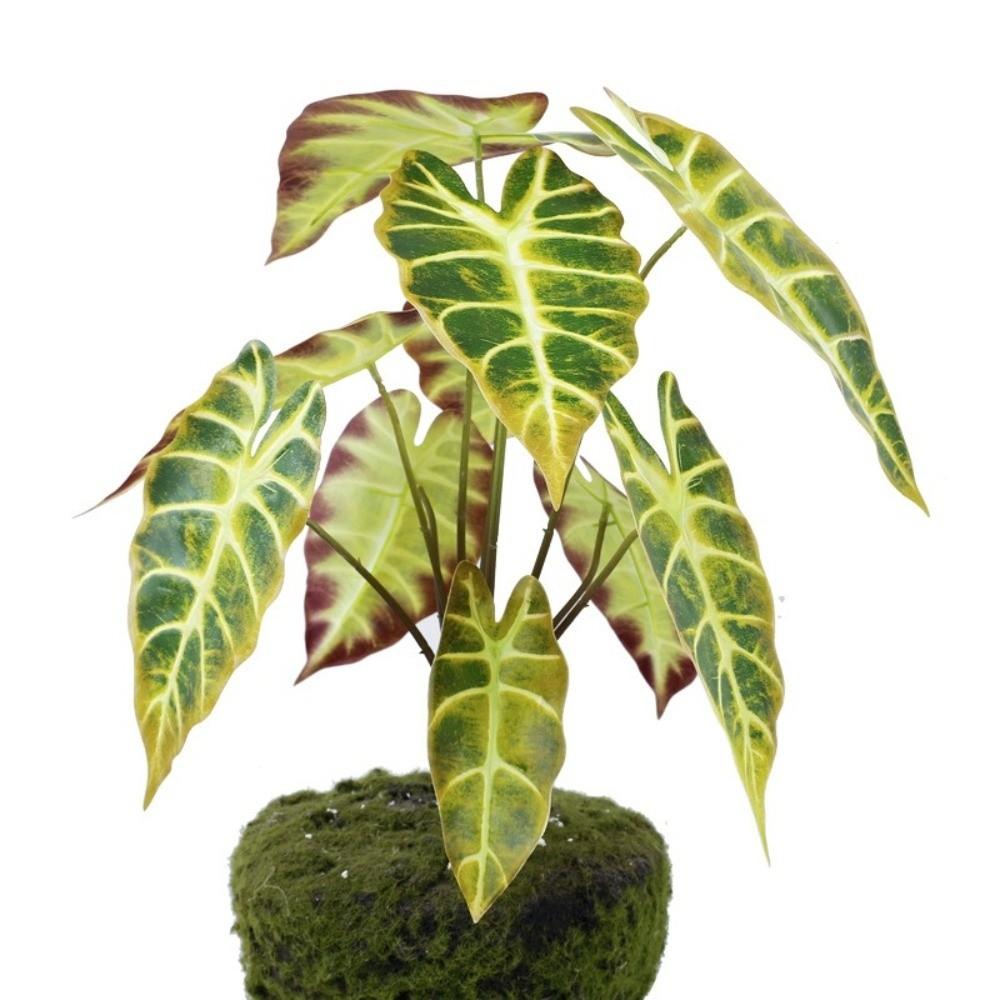 Realistic Artificial Peacock Leaf Plant Lifelike Decorative Plant Fake Green Plant  Home Decor