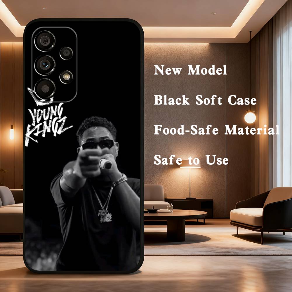 Singer M-Myke T-Towers Cool Phone Case For Samsung Galaxy A73,31,32,72,41,J7,8,9,53,52,71,22,Note Soft Black Silicone Cover