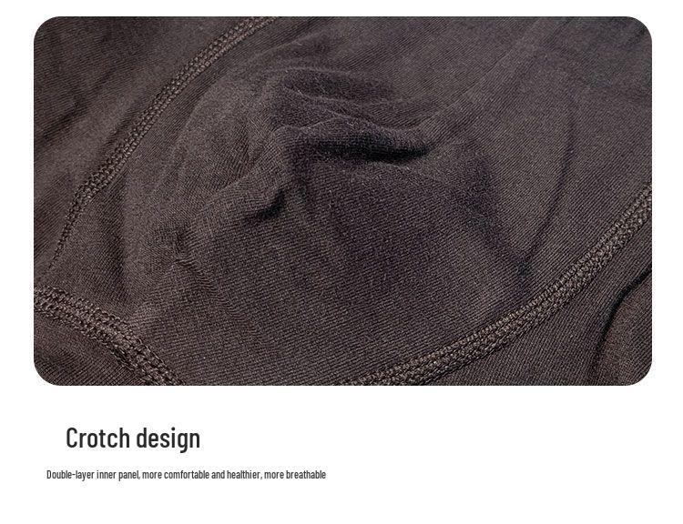 Men's Mid-Rise Cotton Boxer Briefs - Comfortable, Breathable, Trendy Four-Corner Design