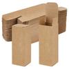 100pcs Kraft Paper Gift Storage Boxes Packaging Carton Boxes for Essential Oil Bottle Rectangle Tan 3.2x3.2x9.2cm