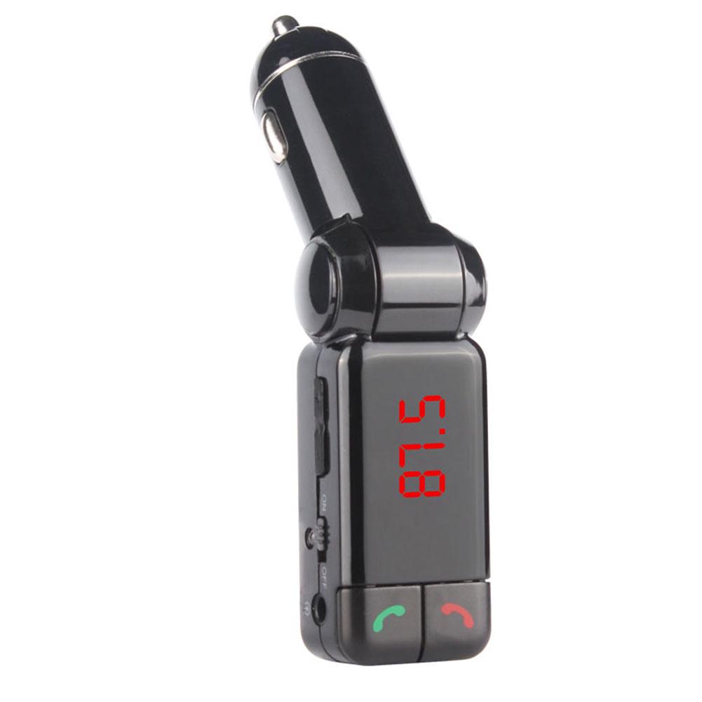 Car Bluetooth-compatible Fm Transmitter Car Kit Hands Free Mp3 Player Wireless Radio AUX Car Charger USB SD