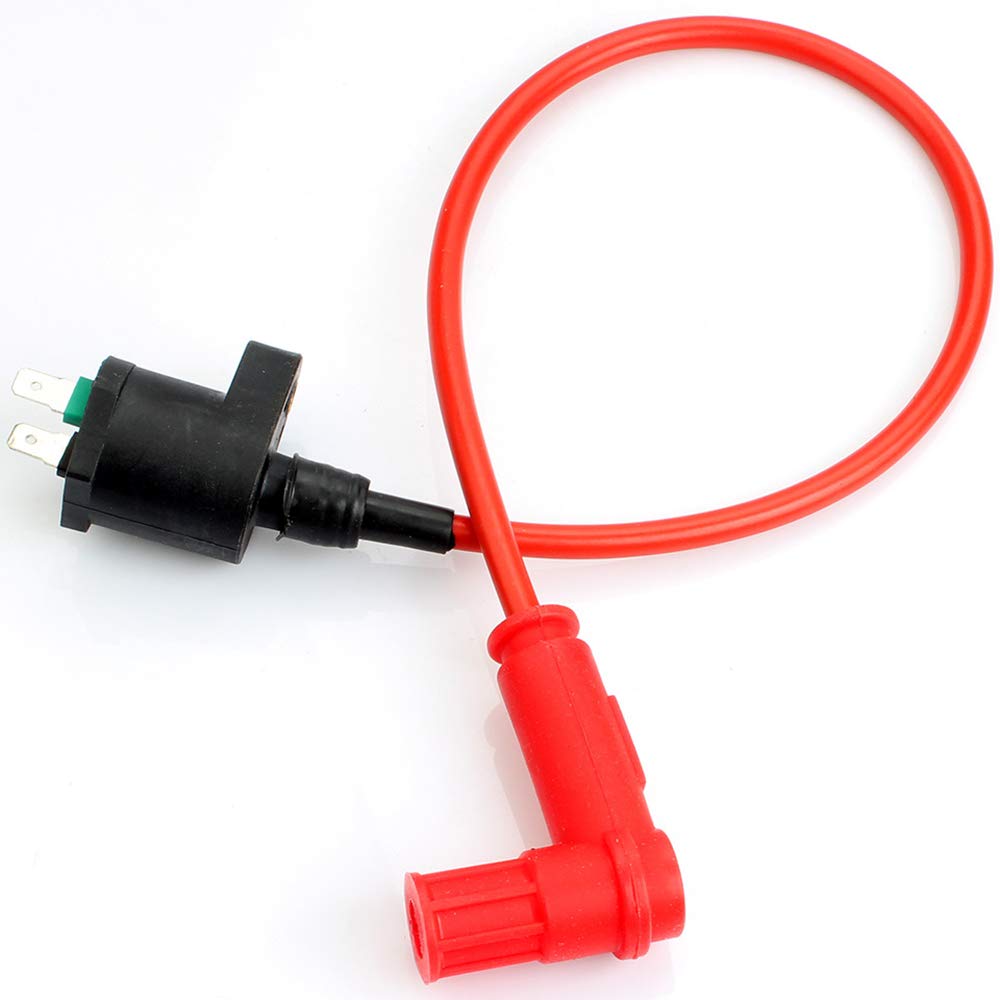 YFFSFDC Ignition Coil ATV Racing Motorcycle Universal 50cc Monkey Cab Plug Cable Cord ASSY