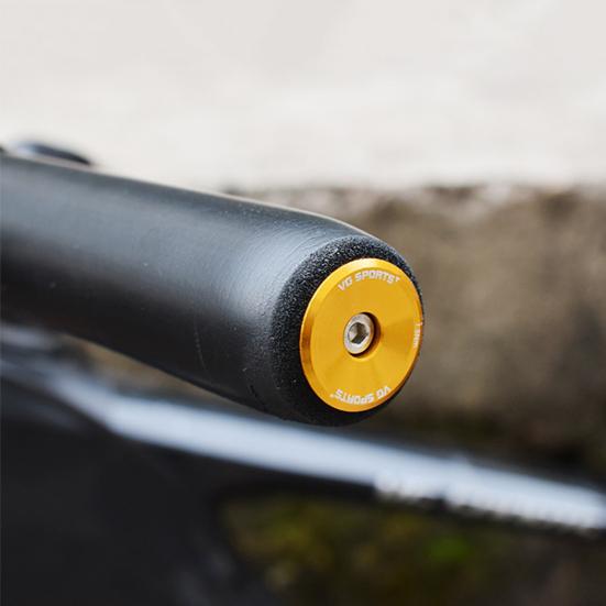 1 Pair High Strength Simple Installation Wear-resistant Handlebar Stopper Bicycle Grip Bar Plug End Hat Bike Accessories