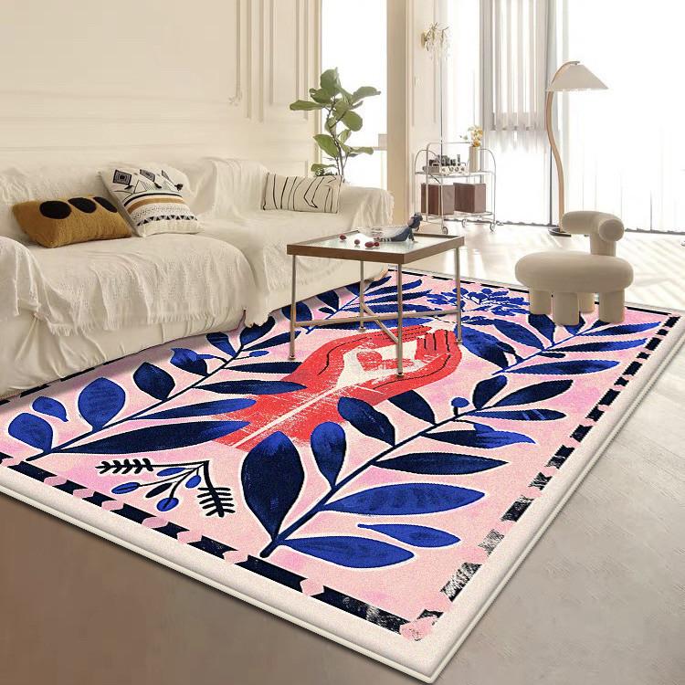Nordic Abstract Carpet for Living Room Simple Home Decoration Bedroom Large Area Rugs Washable Antiskid Lounge Floor Mat Bedside
