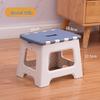 Portable Low-Style Folding Stool: Sturdy Plastic Bench for Outdoors & Small Spaces
