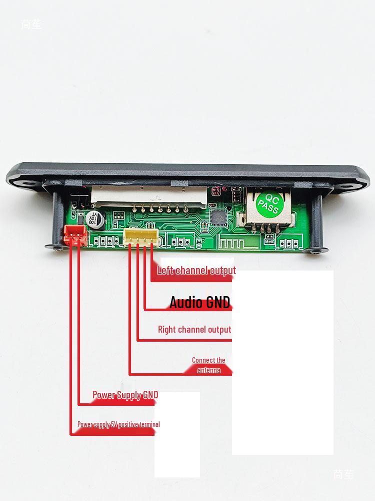 Bluetooth-Enabled DIY FM Radio Kit with Power Indicator and TFT/U Disk Support