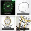 OPK 8110 Men's Calendar Week Quartz Watch Steel Belt Waterproof