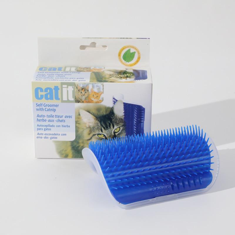 

Пиппи Тао кошачий угол устройство для растирания угол массажная щетка устройство для растирания кошек щетка против зуда устройство для растирания кошачьего зуда 072213 синий