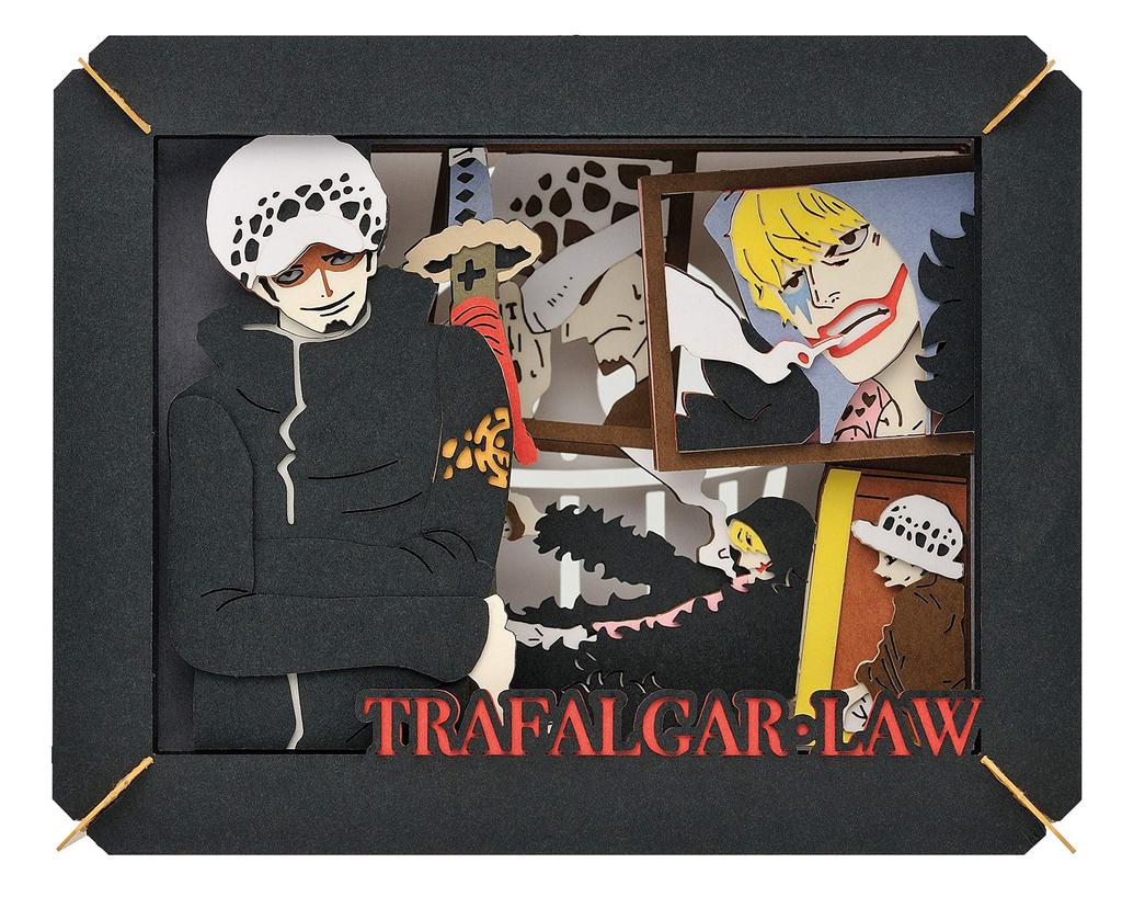 Ensky One Piece Trafalgar aproximadamente H100 x W80 x hecho de papel PT-158 Law, D42mm,