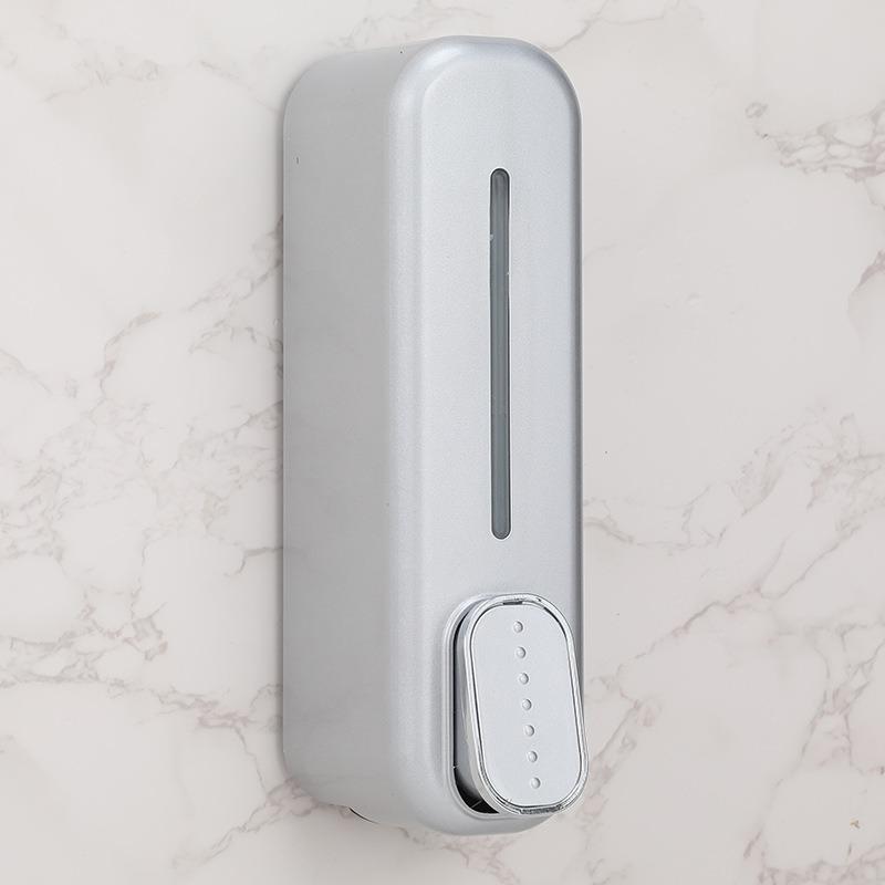 1-2pcs Hotel Manual Soap Dispenser Wall Mounted Shampoo And Shower Gel Box Bathroom Soap Bottle Portable Press Dispense Liquid