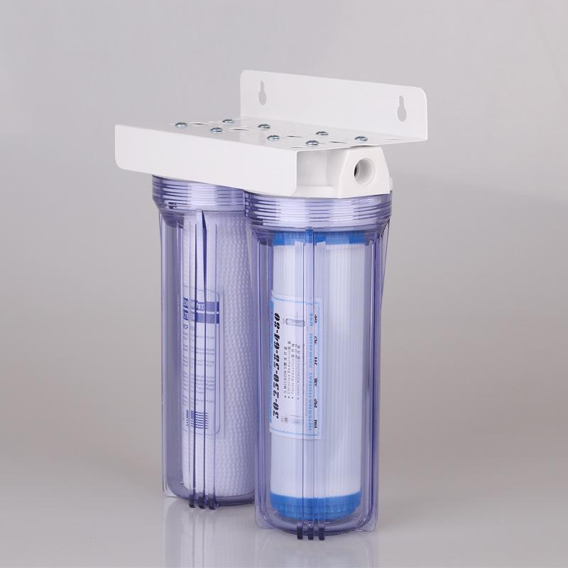 Enhanced Dual-Stage High-Flow Kitchen Water Purifier with 4-Point Pipe Pre-Filter