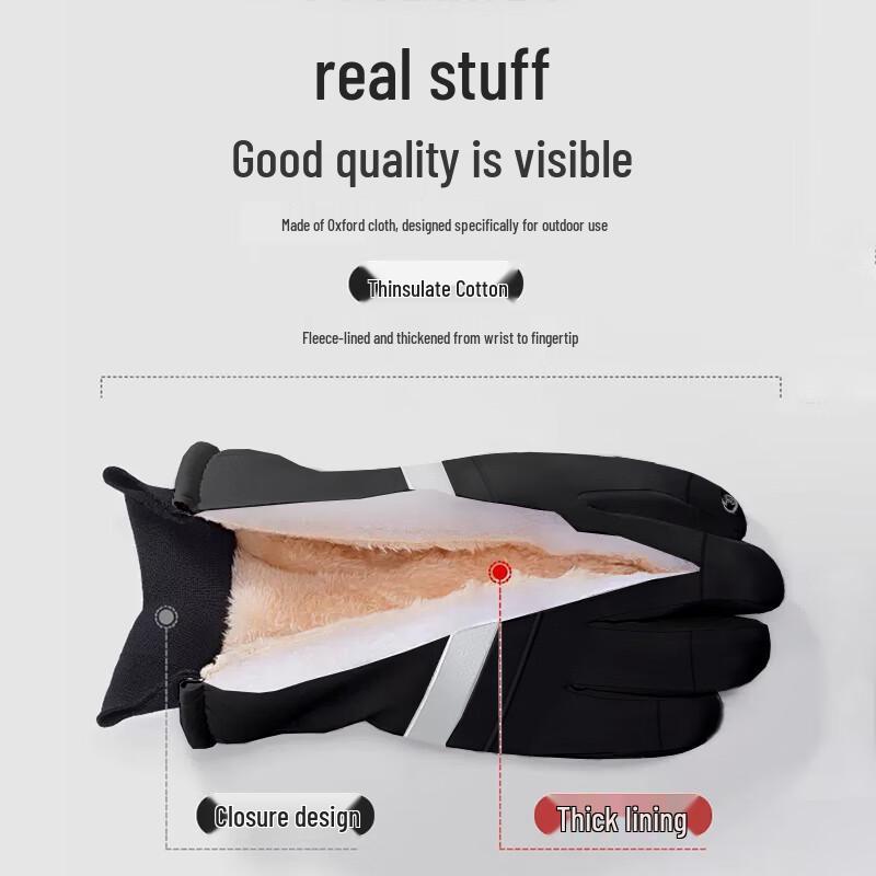 RED DRAGONFLY Men's Winter Warm Touchscreen Gloves