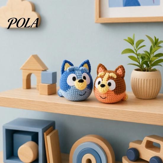 DIY Crochet Toy Puppy Kit, Beginners Animal Cute Kit Dog Doll Craft for Adults Stress Relief, Handmade Gift