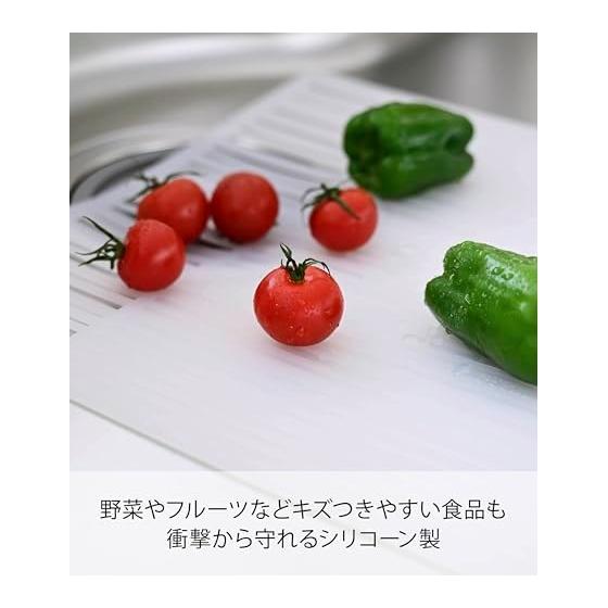 Yamazaki Jitsugyo Kitchen Sink Mat Aqua White 2627