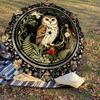 1PC Owl Flowers Umbrella-8-Rib Reinforced, Automatic Open, Lightweight & Durable, Cute Fashion Accessory for Outdoor-W136