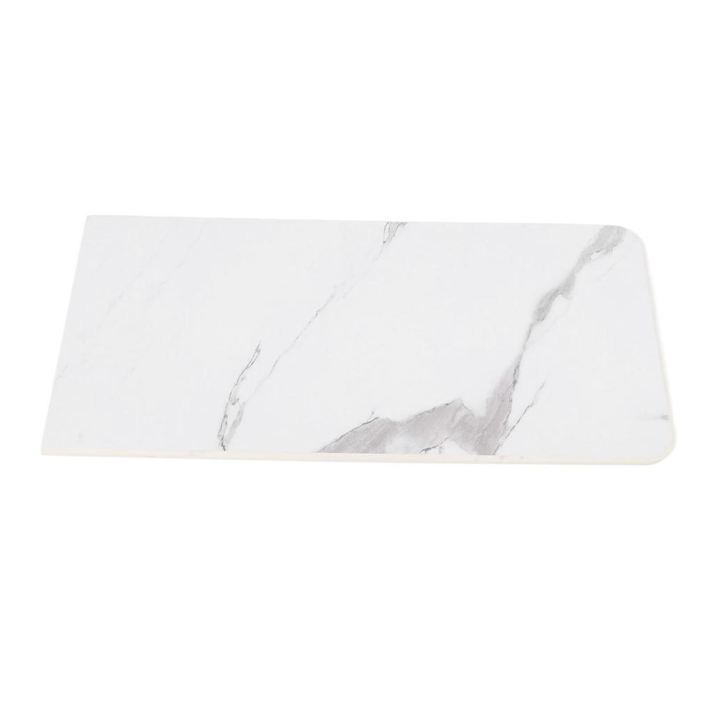 30.7 X 14.2in RV Rectangular Table Top Marbled Texture High Hardness Resin Polymer Dinning Tabletop For RV Yacht