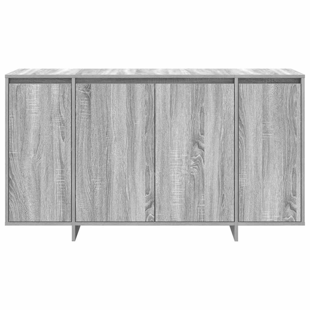 Sideboard Grey Sonoma 135 x 41 x 75 cm Particle Board