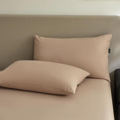 Autumn Thickened Pure Cotton Pillowcase Pair, Solid Color, 48x74cm