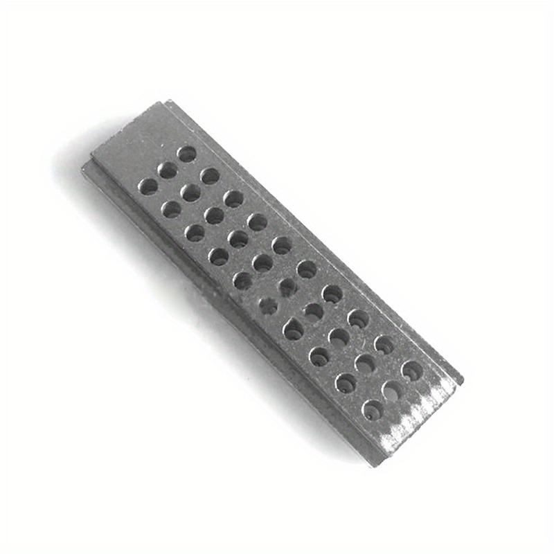 1 PC Stainless Steel Riveting Stake Tool 30 Holes Punch Block Jewelers Repair Tool Watchmaker Watch Accessories Repairing Tools