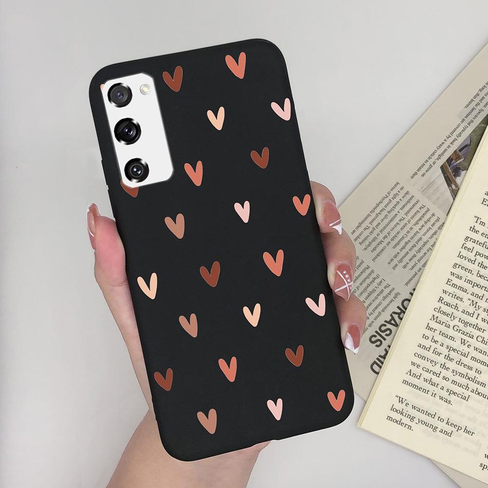 Case for Fundas Samsung Galaxy S20 FE S 20 FE S20FE Case Samsung S20 FE Phone Silicone Flower Cute Soft Back Cover Cases Bumper