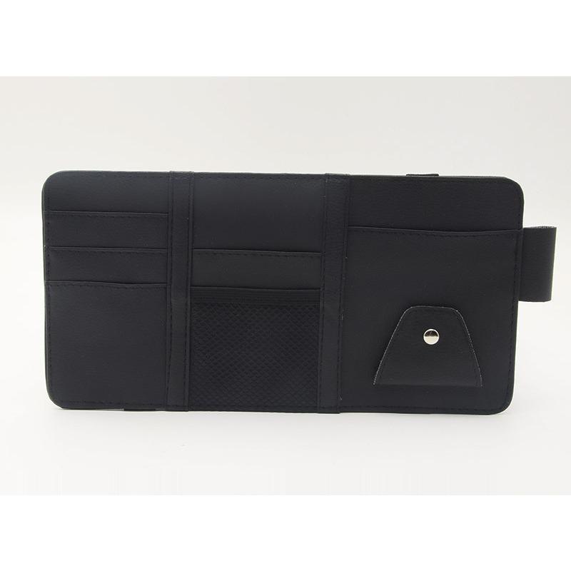 Car Visor Organizer Car Accessories Pocket Holder Car Accessories Organizers Leather Hearing Bag