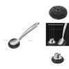 Stainless Steel Dish Scrubber Set With Handles For Deep Cleaning Kitchen Utensils