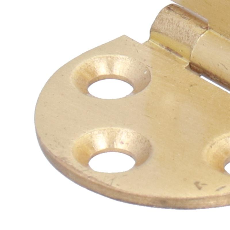 2Set 180 Degree Copper Hinge With Screw Mini Flap Hinge For Foldable Table 47x30mm