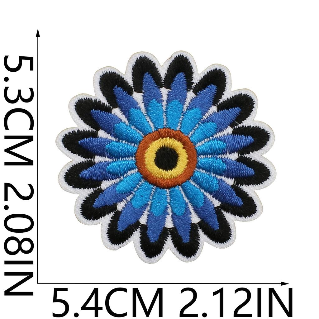 Cactus Car Embroidery Cloth Sticker Jacket Decoration Wave Patch Sticker Butterfly Computer Embroidery Label Flower Stamp Ironing