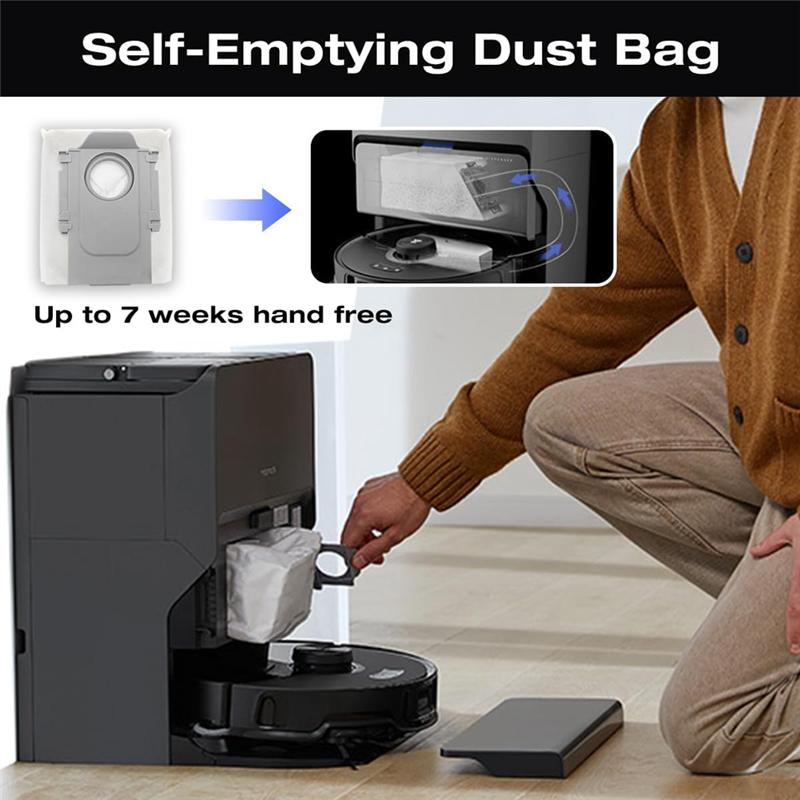 

A65T-For Roborock S8 Maxv Ultra Robot Vacuum Spare Parts Main Side Brush Mop Cloth HEPA Filtes Dust Bags Accessories