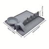 Silicone Utensil Rest with Drip Pad; Spoon Holder for Stove Top; Spoon Rest; Large Spoon Rest; Silicone Spoon Rest; Utensil Rest