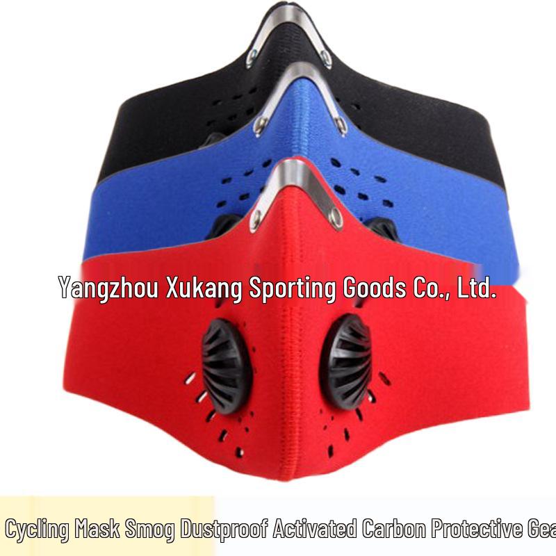 Xukang Breathable Cycling Face Mask - Windproof, Dustproof, Activated Carbon for Men & Women. Ideal for Outdoor Sports.