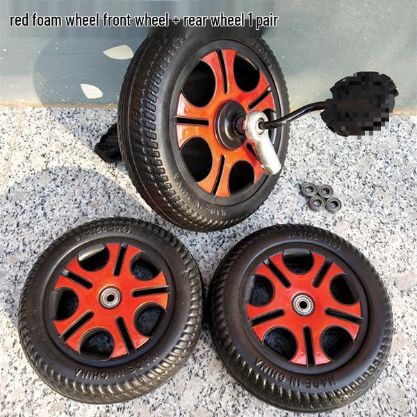 Kinderdreirad mit Schaumstoff- und Vollgummi-Verschleißfesten Rädern.