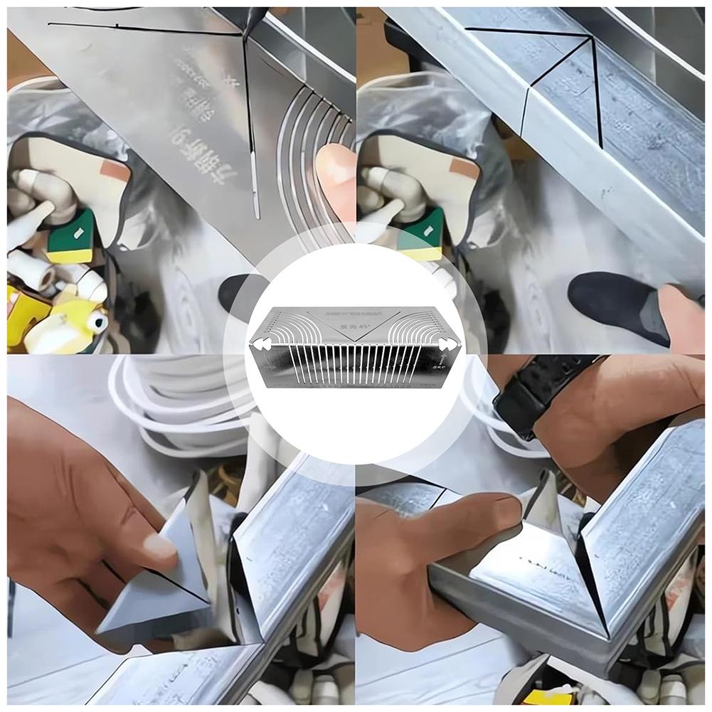 20-100MM Precise-Flex Angle Arc Marking Tool Square-Pipe Efficient Metal Pipe Saddle Cutting Guide Pipefitter Measuring Tool