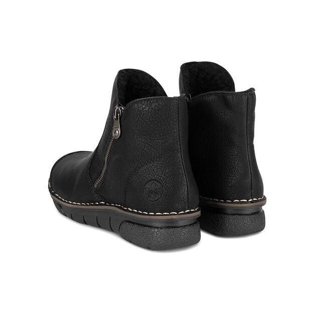 Rieker 73357-00 Ankle Boots, Black