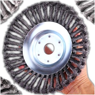 Wire Brush Disc Scrubber For Petrol Brushcutter Weeds Weeds 20Cm