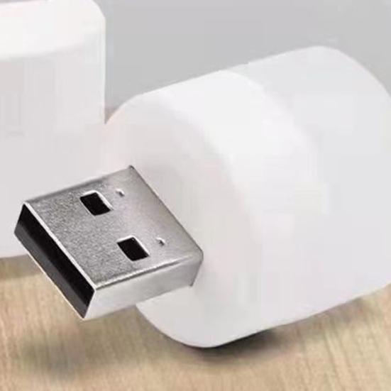 5/10Pcs Mini Circular LED Lights Bedside Lamps Flicker-Free Non-Glare Energy-Saving Plug-and-Play USB Lights