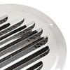 Ventilation Grille Set 4 pcs Silver 200 mm Stainless Steel