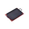 ZISIZ Cast Iron Rectangular Grill Pan