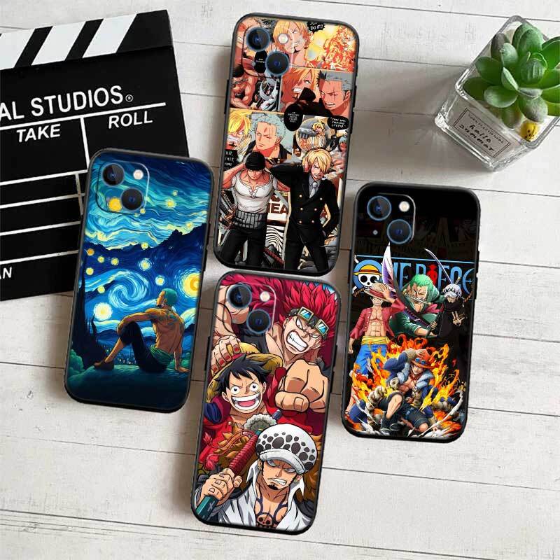 One Piece Luffy Zoro Phone Case for Motorola Edge 60 60s 70 G86 G56 G54 E14 G04S G45 G54 G64 X30 X40 X50 S30 S50 Pro Power Tylus