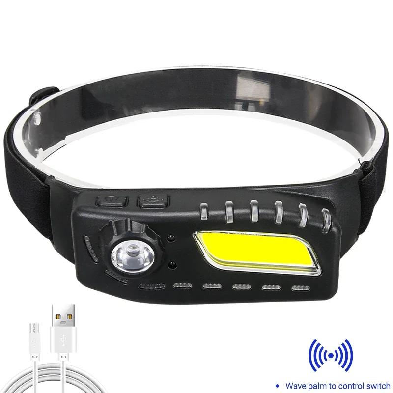 

Super Bright Led Headlamp Use 18650 Battery Rechargeable Fishing Headlight Outdoor Hunting Camping Waterproof Head Light