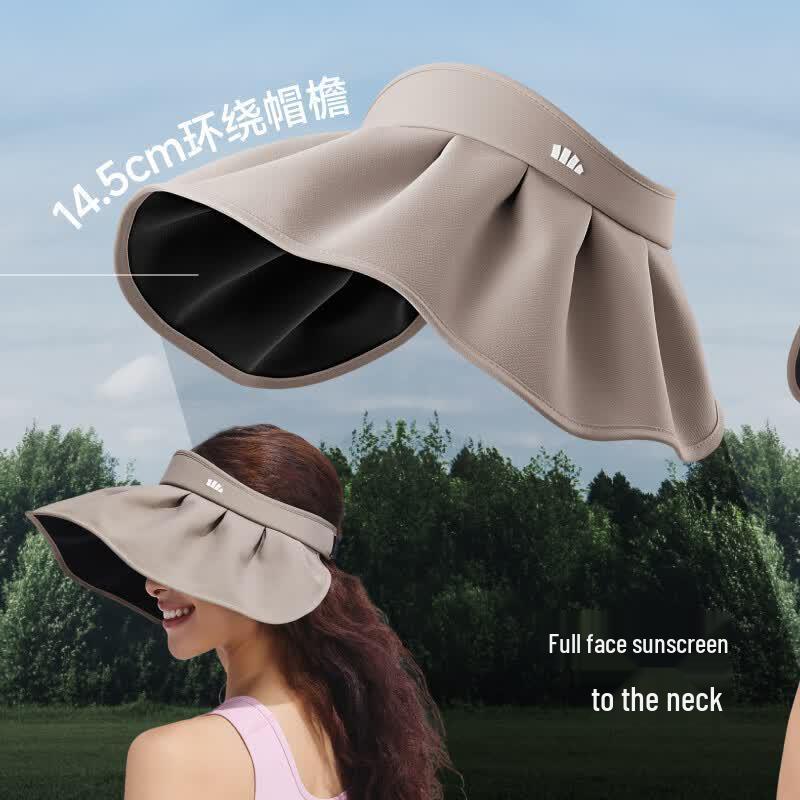 Beneunder Women's Lightweight Full Face UV Protection Visor Hat