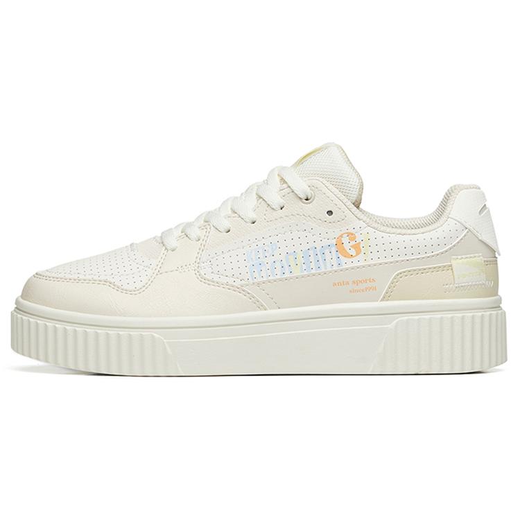 

Anta Low top Skateboard Shoes Women s White Gray Yellow 122238062-3 36