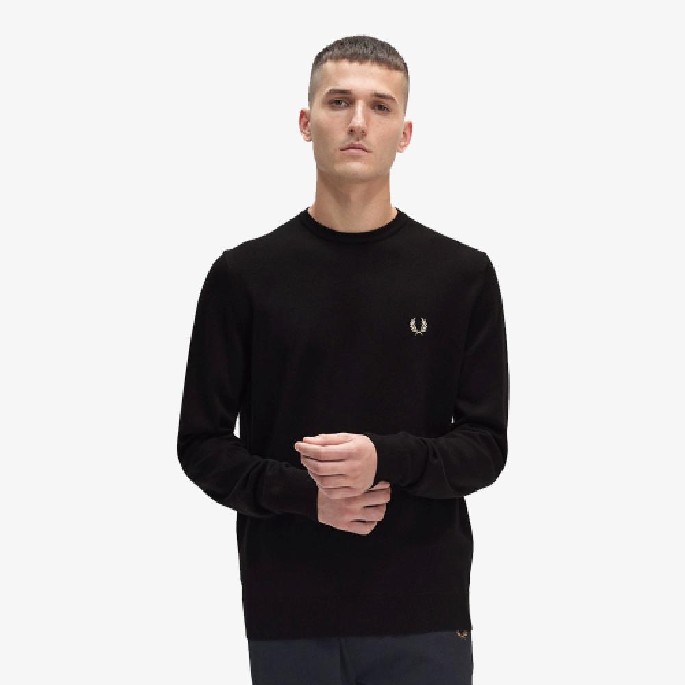 Fred Perry [baseline] Classic Crewneck Merino Wool Knit  198  Afpm2419601 198