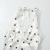Kaslead New Arrival Women's Clothing Fashion Style Fashion Polka Dot Lace Lace Satin Sling Dress